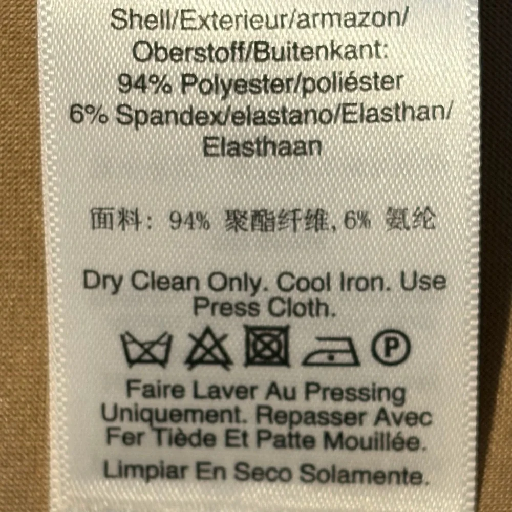 DKNY Suede Puff Sleeves Midi Dress - Picture 7 of 8